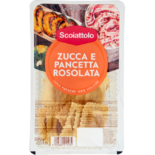 RAVIOLI POTIRON RÔTI & PANCETTA